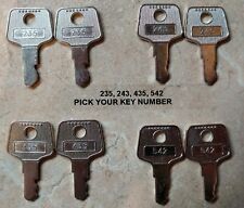 Apg Pair Of 235 243 435 542 Keys For Vasario Cash Drawers Register Pos Key