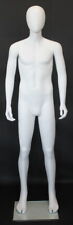 New 5 Ft 7in Small Size Male Adult Full Size Mannequin Abstract Head Cb20e White