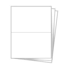 Round Corner 1000 Shipping Labels 85x55 Half Sheet Self Adhesive For Usps Ebay