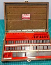 Starrett Webber Square Gage Block Set Calibration Lab Used See Pictures