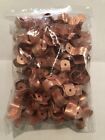 Lot Of 100 34 Od 78two Hole Copper Fitting Pipe Tube Strap Plumbing