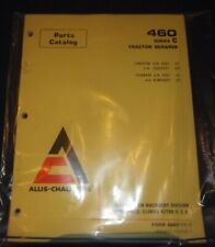 Allis Chalmers 460 C Series C Motor Tractor Elevating Scraper Parts Manual Book