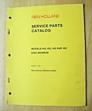 Original New Holland 442 452 462 463 Disc Mower Service Parts Catalog Manual