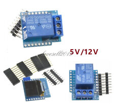 5v12v Wemos D1 Mini Wifi 1ch Relay Shield 066inch Oled I2c For Esp8266 Arduino