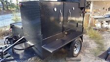 Pro Bbq Smoker W Side Grill Trailer Food Truck Catering Street Vendor Concession