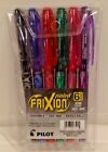 Pilot Frixion Point Extra Fine Point Erasable Gel Pens Assorted Ink 6 Pack New