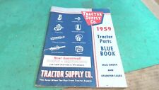 Vintage Tractor Supply Co 1959 Tractor Parts Equipment Book Catalog