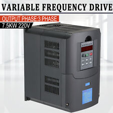 10hp 75kw Variable Frequency Drive Inverter Vfd Single Phase To 3 Phase 220v