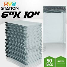 50 Pcs 0 6x10 6x9 Poly Bubble Mailers Padded Envelope Shipping Supply Bags