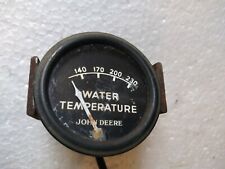 John Deere Black Faced Water Temperature Gauge
