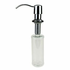 Glacier Bay Curved Nozzle Liquid Soap Lotion Dispenser Chrome Clear 36644 12 Oz