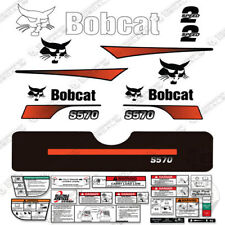 Bobcat S570 Compact Track Loader Decal Kit Skid Steer Curved Stripes