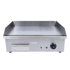Industrial Electric Griddle Flat Top Grill Hot Plate Bbq Grill Countertop 3000w