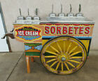 1950s Ice Cream Cart Push Wagon Wheel Sorbet Manila Philippines Antique Sorbetes