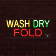 Brand New Wash Dry Fold 32x13x1 Inch Led Flex Indoor Sign 30647