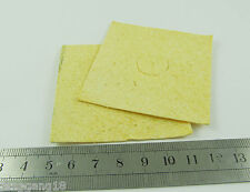 Yellow Soldering Iron Tip Welding Cleaning Cleaner Sponge For Hakko 936 6060mm