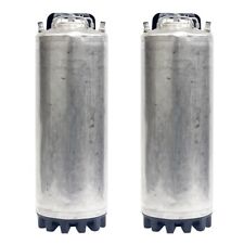 2 Pack 5 Gallon Ball Lock Kegs Reconditioned Homebrew Draft Beer O Ring Kit