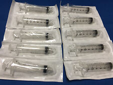 5cc Luer Lock Syringes 5ml Sterile Pack Of 10 New Syringe Only No Needle