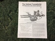 A New Parts Catalog For A 900 1100 1301 1302 Holland Transplanter Setters