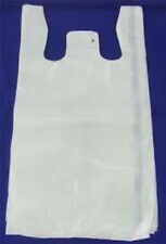 T Shirt Bags 10 X 6 X 21 White Plastic Shopping Bags