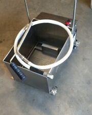 40l Portable Fryer Oil Filter Cart Machine Commercial Filtration System 304 S S