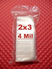 100 Small Resealable Bags 2 X 3 4 Mil Thick Seal Top Baggies 2x 3