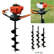 52cc71cc Auger Post Hole Gas Powered Earth Auger Digger Fence Ground Drill Bit