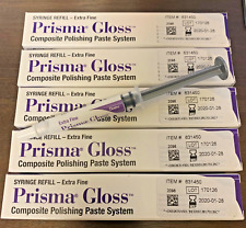 Dentsply Prisma Gloss Extra Fine Composite Polishing Paste Syringe 4 Gm Lot 5