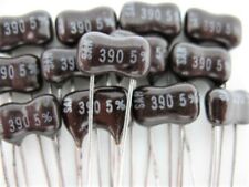 12 Pcs 390pf 391 500 Volts 5 Dip Silver Mica Capacitor Great For Rf Lt