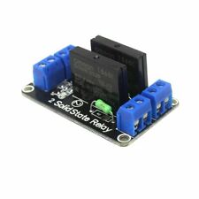 2 X Dual Channel 5v Omron Low Level Trigger Solid State Relay Module For Arduino