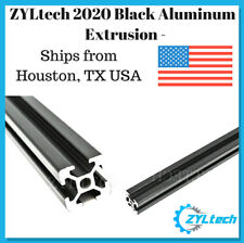 Zyltech 2020 Aluminum T Slot Aluminum Extrusion Black 600mm Cnc 3d Printer