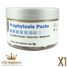 Prophylaxis Paste Individual Cups Medium Grit 50 Cups 2g Each Dental Polishing