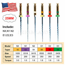 Dental Endo Super Niti Files Rotary Root Canal Engine Large Taper Burs Tips Ce6