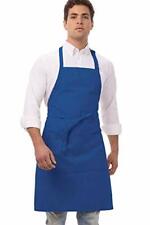 Chef Works Unisex Adult Butcher Apron Apparel Accessories Royal 34 Inch Lengt