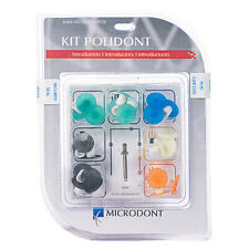 18pcs Microdont Dental Rubber Polisher Kit Polidont Composite Polishing Disc