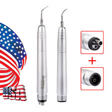 Dental Ultrasonic Air Perio Scaler Handpiece Hygienist 24 Hole With 3 Tips Usa