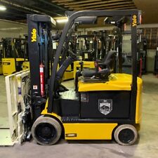 2017 Yale Erc060vgn 6000lbs Used Forklift With Triple Mast Amp Push Pull Attachment