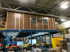 Warehouse Mezzanine With Modular Implant Office System 48 X 48