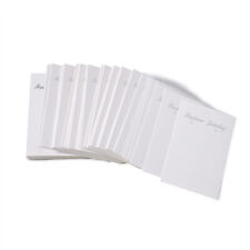 100 Pcs Rectangle White Earring Displays Paper Cards Jewelry Display 80x50mm