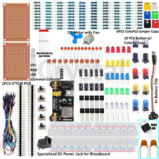 830 Point Solderless Breadboard 65 Pcs Jumper Cable Mb 102 Power Supply Module
