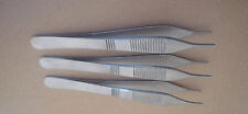3 Adson Forceps Serrated 475 Surgical Dental Instruments