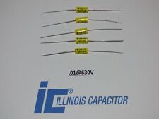 Illinois 01uf 630vcapacitors Polyproplyene Film Axial Lead Capacitor Set5