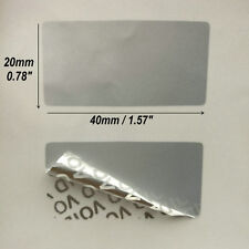 1000pcs Anti Fake Warranty Void Seal Security Sticker 20x10mm 40x20mm Silver