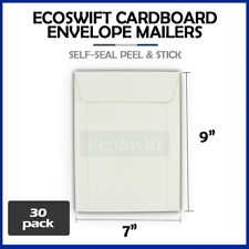 30 7 X 9 Ecoswift White Cddvd Photo Ship Flats Cardboard Envelope Mailers 7x9