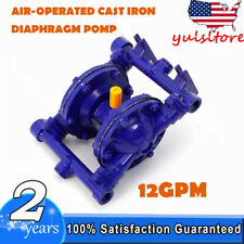Air Operated Double Diaphragm Pump 12gpm 12 Inlet Amp Outlet Waste Oil Water Usa