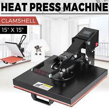15x15 Diy Digital Clamshell T Shirt Heat Press Machine Sublimation Transfer