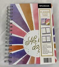 Planner 12 Month Undated Tabbed Monthly Amp Weekly By Pembrook