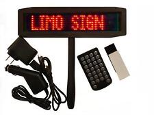 Battery Operated Slim Red Led Programmable Scrolling Sign Superviewvision