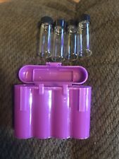 Vial Carrying Case Purple X1 Holder Protector 4 1 Oz Gold Vials