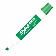 80004 Expo Low Odor Dry Erase Whiteboard Marker Chisel Tip Green Pack Of 3